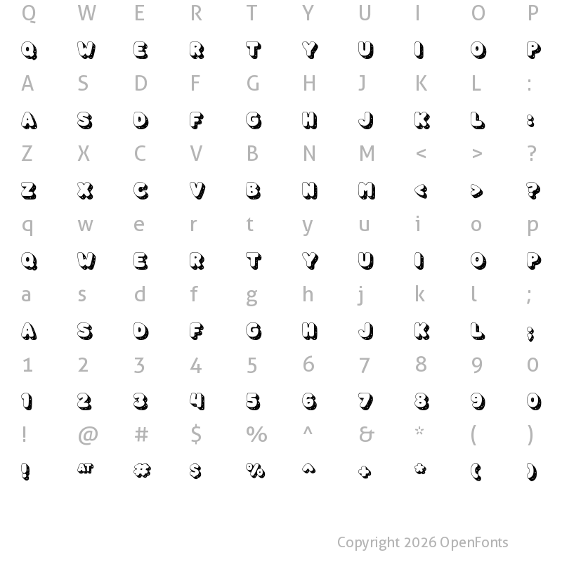 Character Map of Space Time Regular