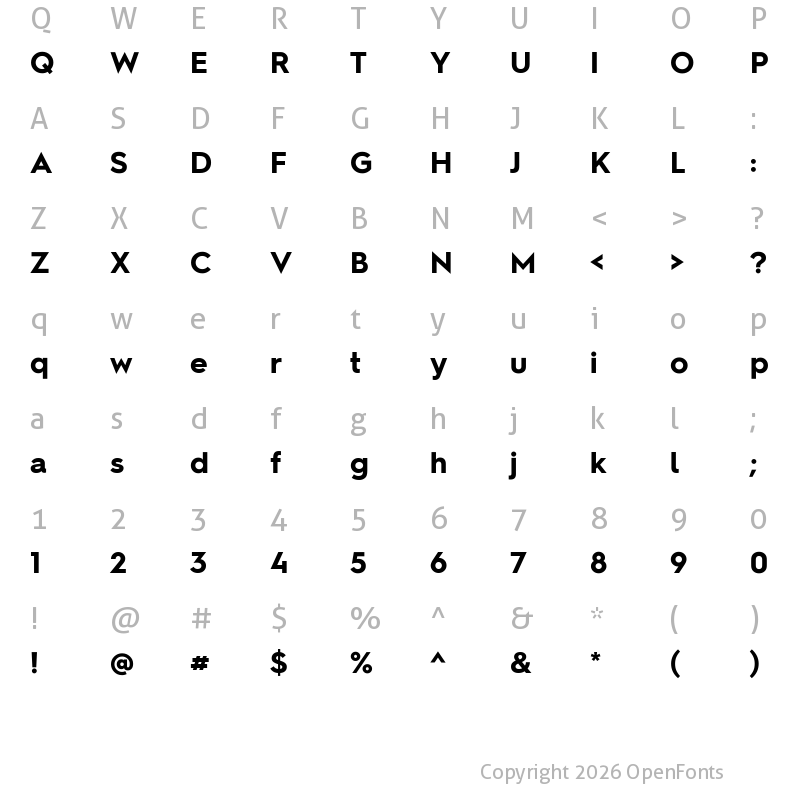 Character Map of Starz 2016 Regular
