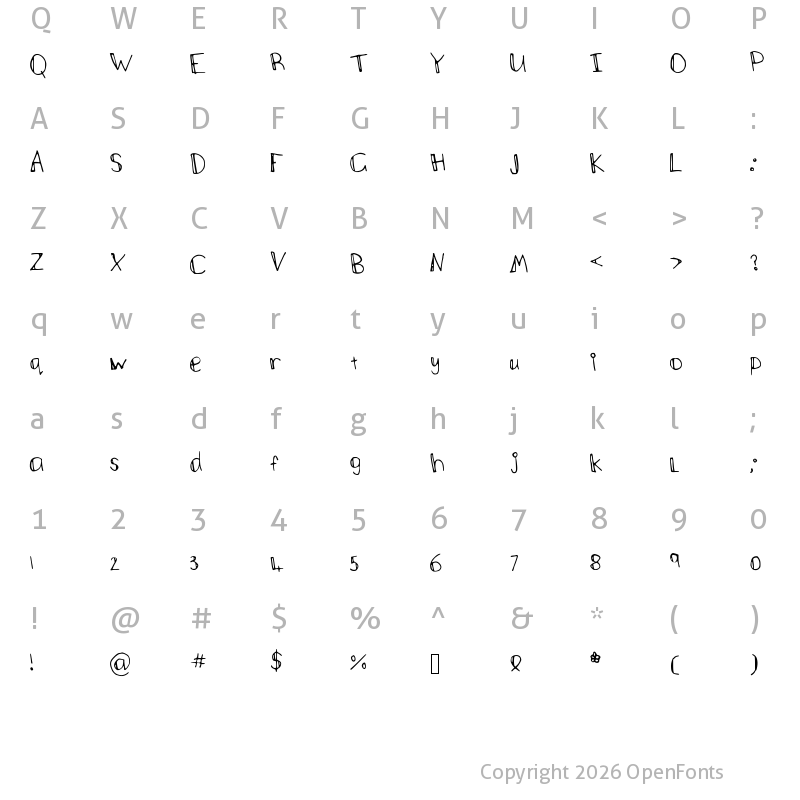 Character Map of stickman Medium