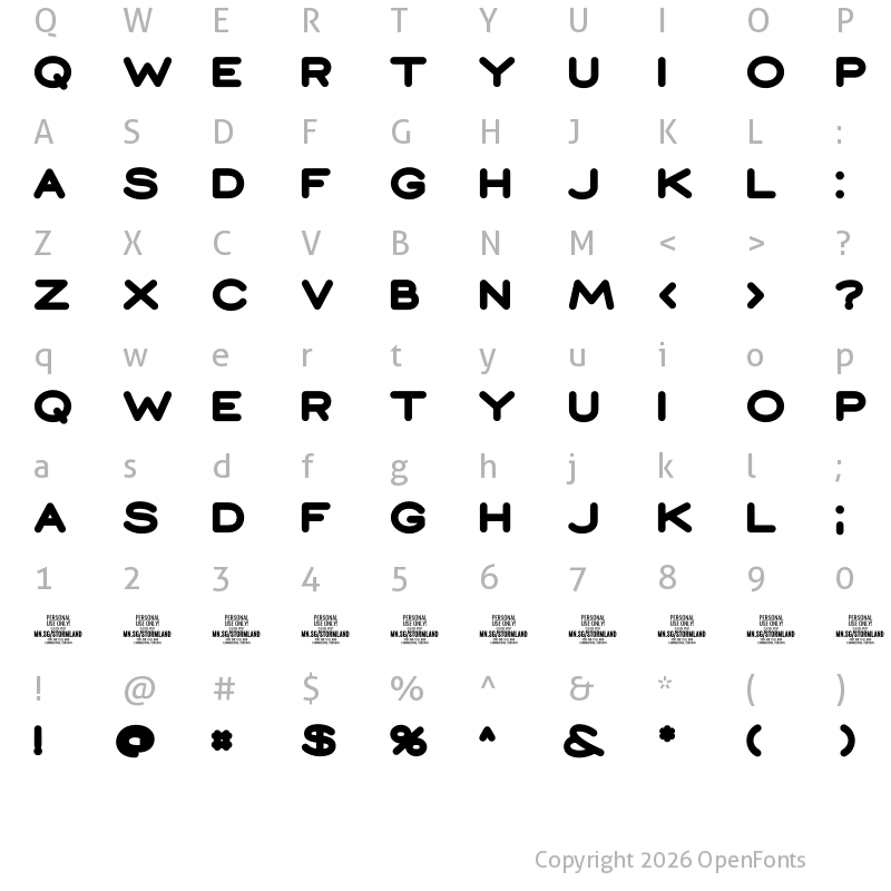 Character Map of Stormland PERSONAL USE ONLY Black