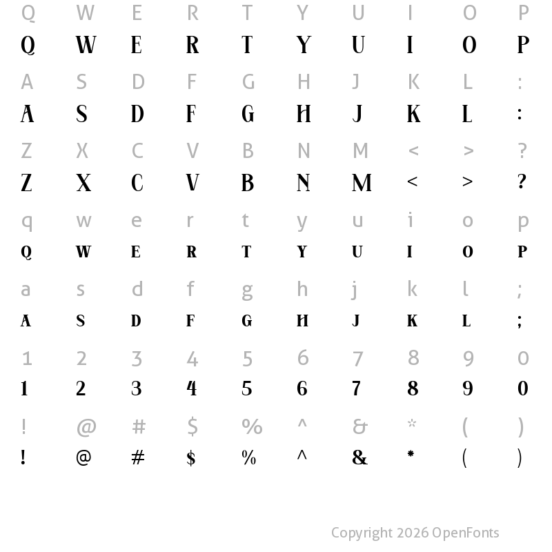 Character Map of Stranger Doctor Regular