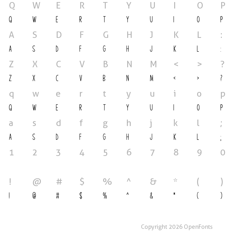 Character Map of Strong Memory Regular