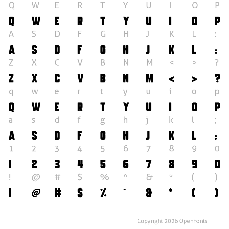 Character Map of Subtle Curves Regular