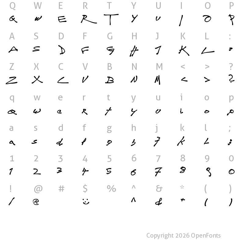 Character Map of tagDo Regular