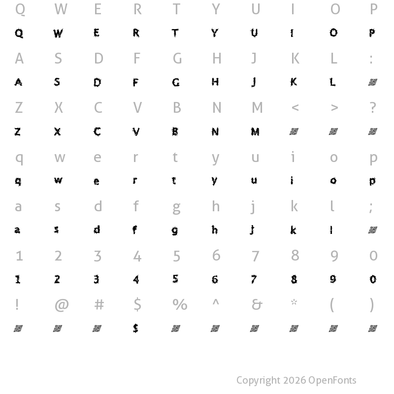 Character Map of TenDimensional Regular