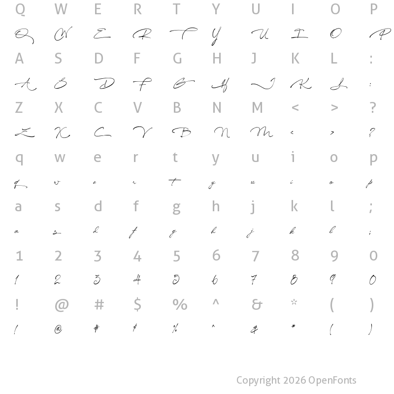 Character Map of The Star in the Midnight Regular