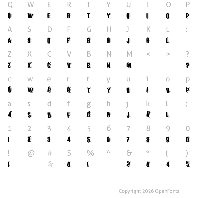 Character Map of ThreedimensionalRound Regular