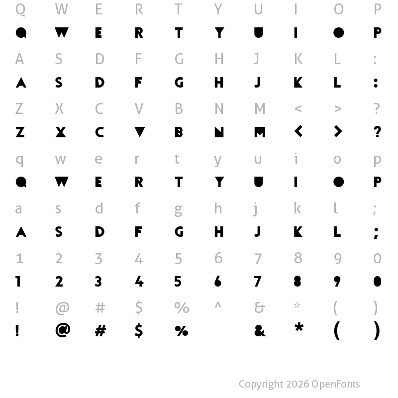 Character Map of Tourmaline Deconstructed