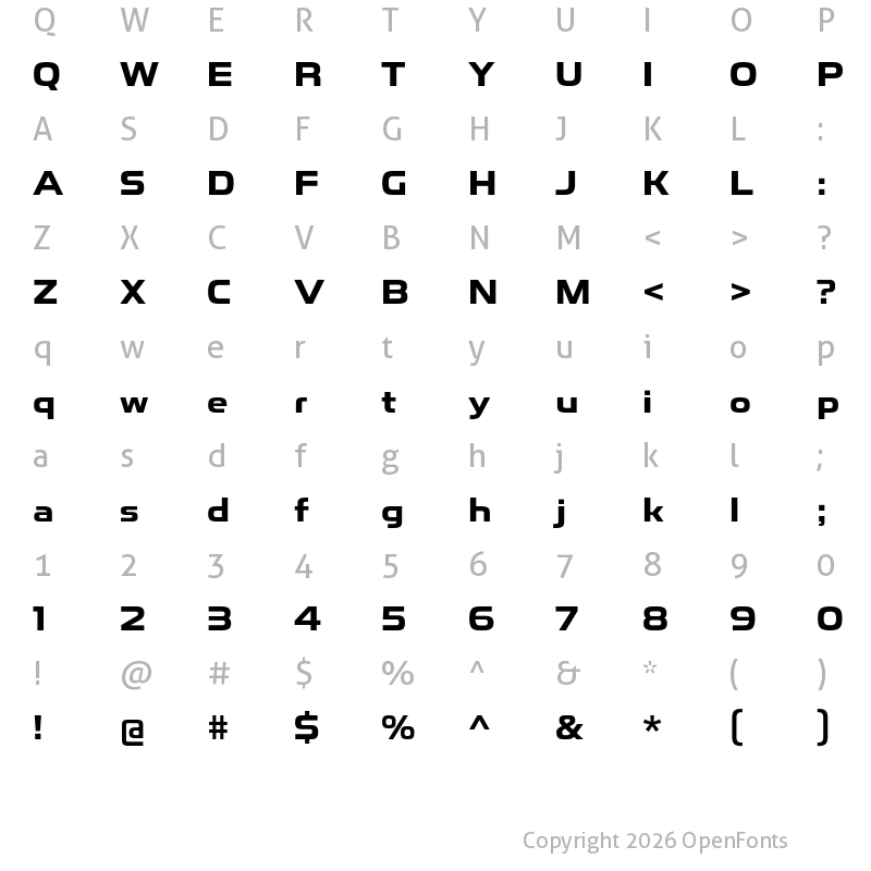 Character Map of Toxigenesis Bold