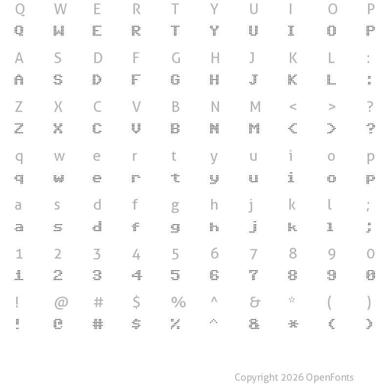 Character Map of Triad Regular