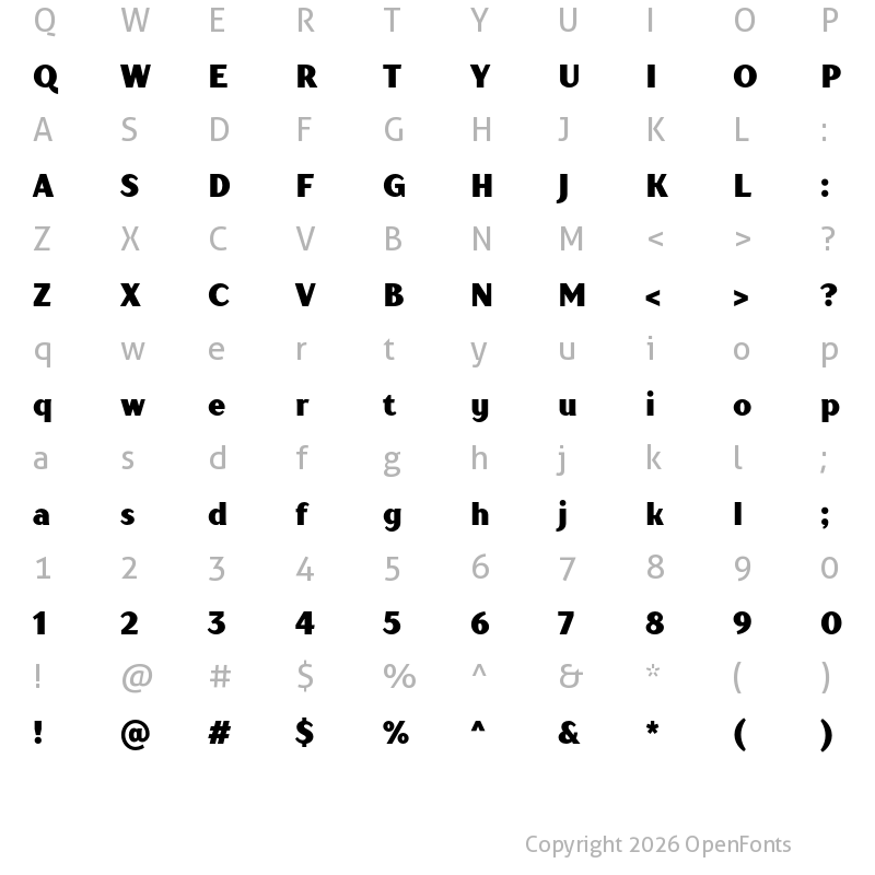 Character Map of TT Drugs Trl Cnd Black