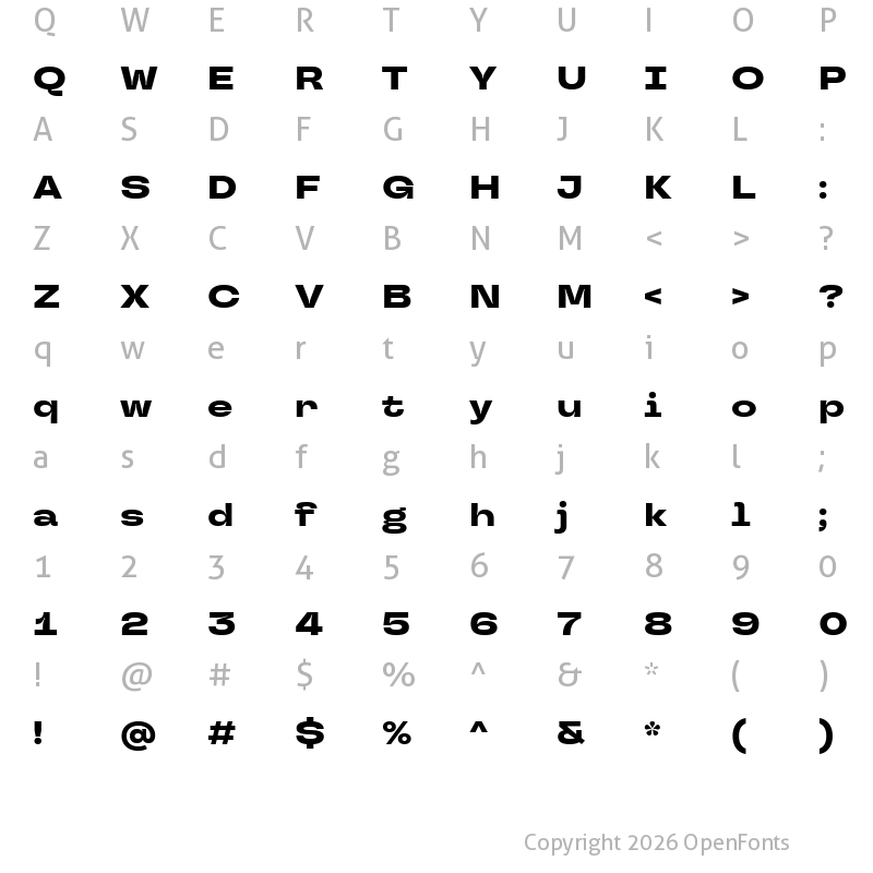 Character Map of TT Travels Next Trl XBd