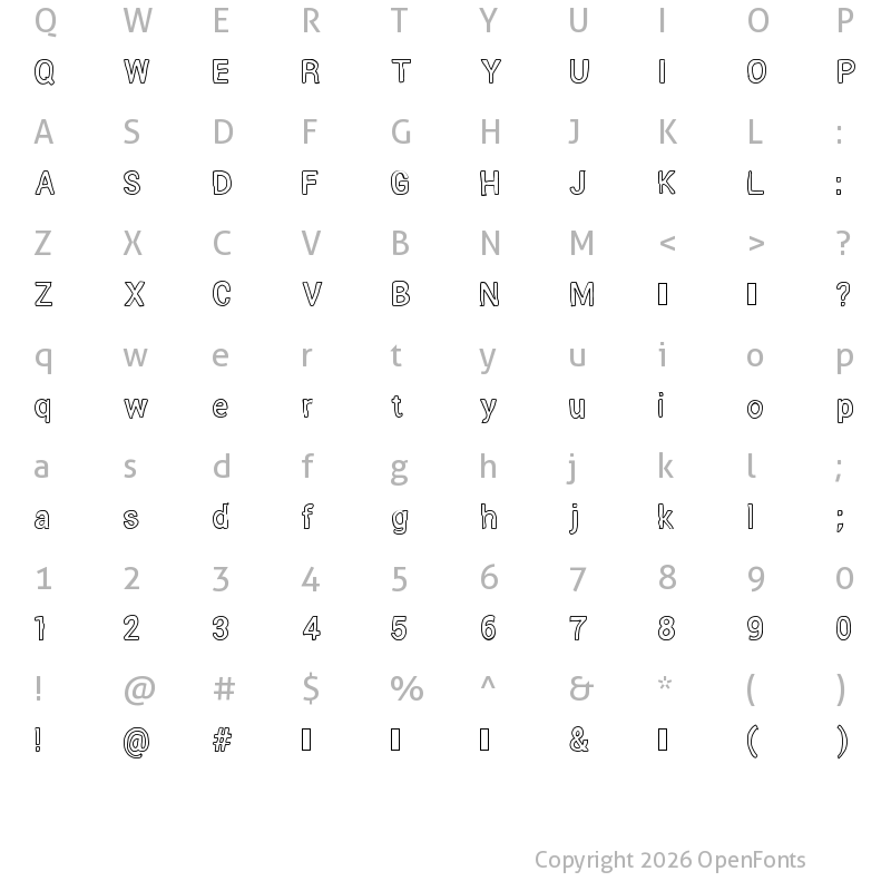 Character Map of Verumai Outline