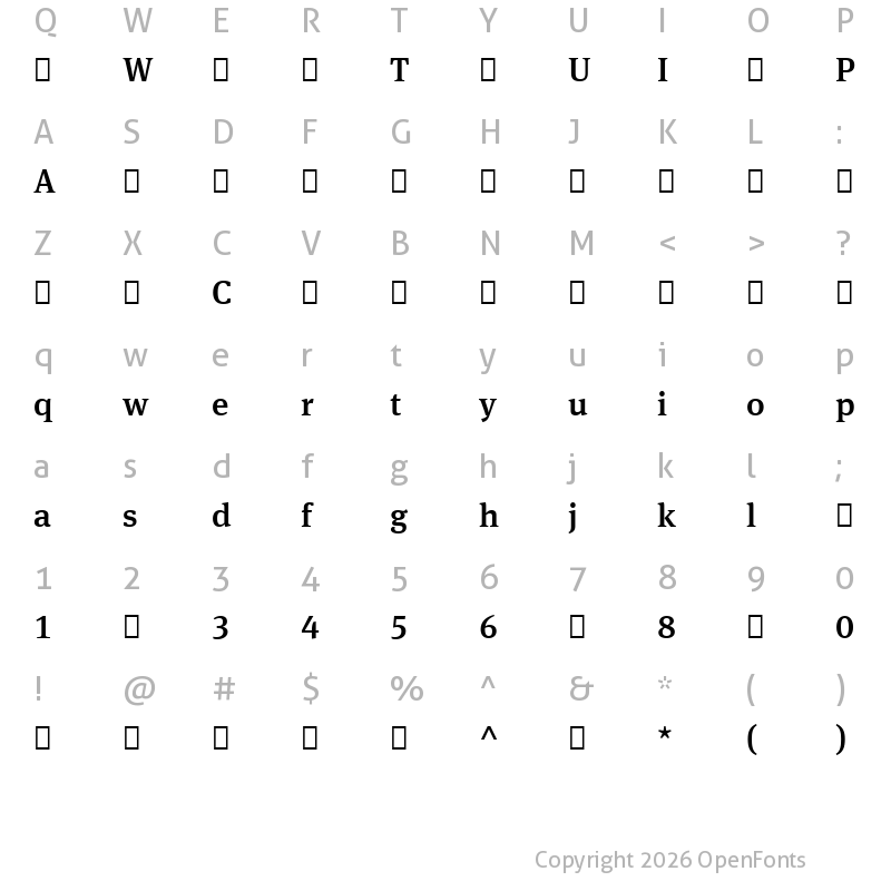 Character Map of Xnyrvirsrladtcfrcsgnivqqjpe ?