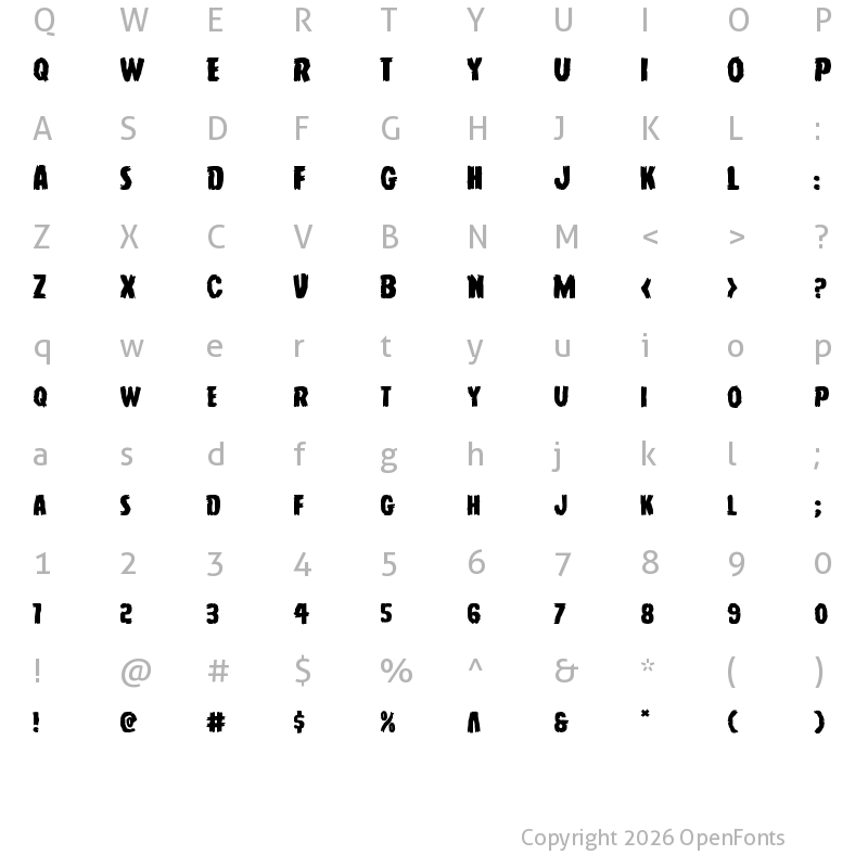 Character Map of Young Frankenstein Expanded Expanded