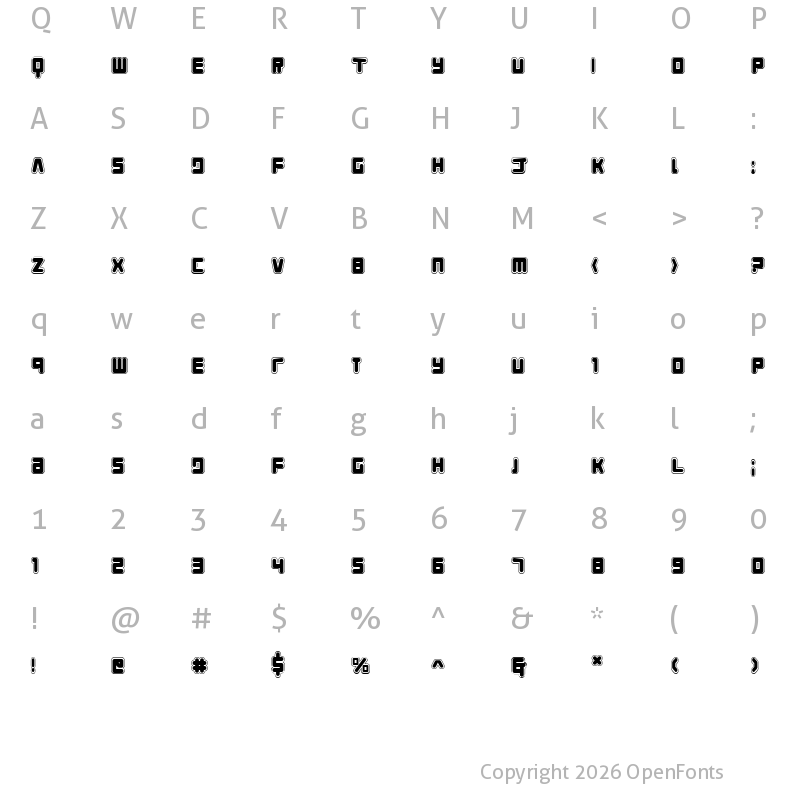 Character Map of Young Techs Academy Regular