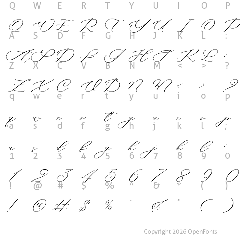 Character Map of Your Beloved Regular