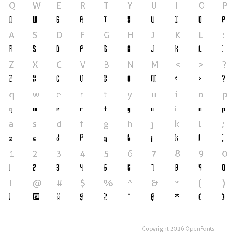 Character Map of Your Complex I BRK Normal