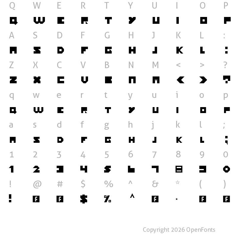 Character Map of Yourself Regular