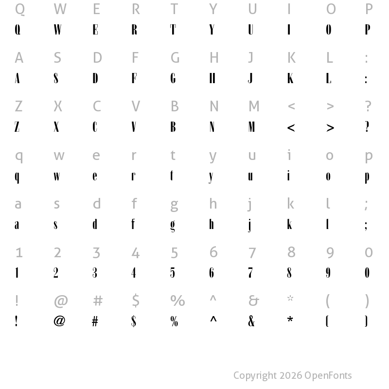 Character Map of Zabatana Poster Poster Compressed