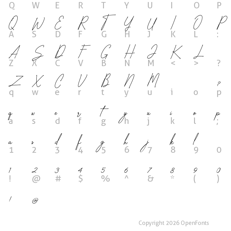 Character Map of Zhegotte Regular